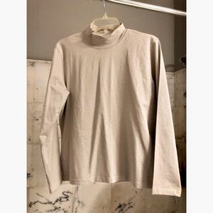Light Silver mock turtleneck